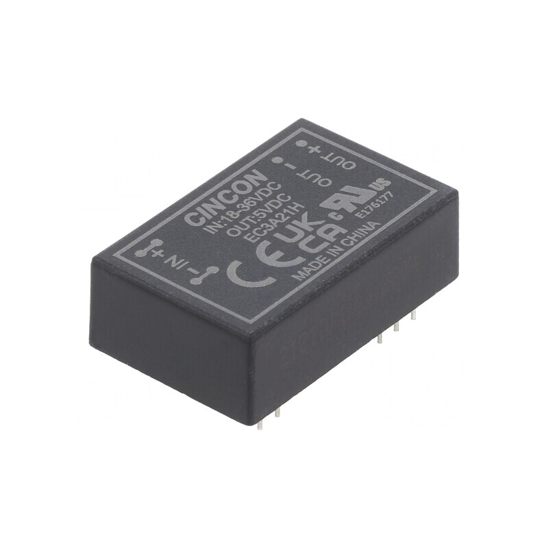Convertor DC/DC 3W 18-36V la 5V 600mA DIP24 EC3A21H | Electronic-mag.ro | Componente Electronice Convertor DC/DC 3W 18-36V la 5V 600mA DIP24 EC3A21H | Electronic-mag.ro | Componente Electronice