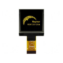 Afișaj OLED Grafic 1,5" 128x128mm Galben | Electronic-mag.ro | Componente Electronice