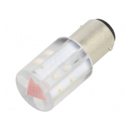 Lampă de control LED roșie 230V