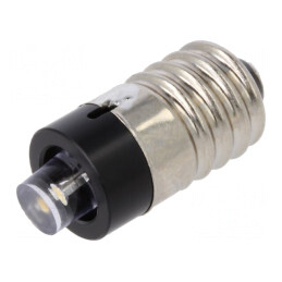 Lampă LED Alb Cald E10 24-28V 5mm | Electronic-mag.ro | Componente Electronice