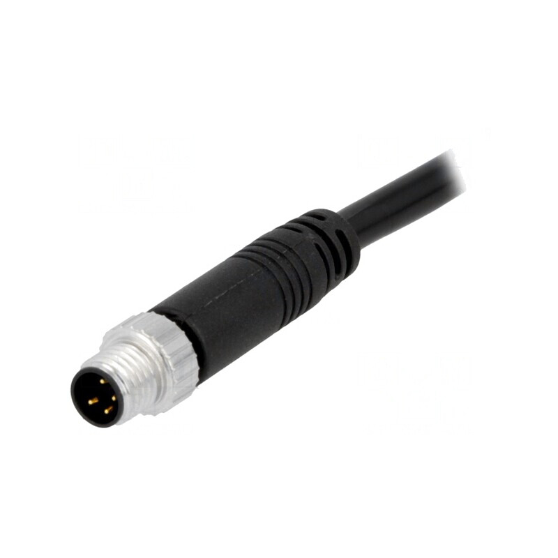 Conector M8 5m Tată 4 Pin Drept Cu Mufă și Cablu | Electronic-mag.ro | Componente Electronice