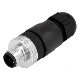 Mufă M12 4 PIN DeviceNet/CANopen pe cablu IP67 | Electronic-mag.ro | Componente Electronice