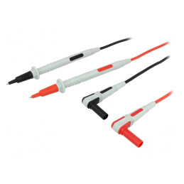 Cabluri de Măsurare 10A 1m Negru și Roșu | Electronic-mag.ro | Componente Electronice