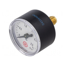 Manometru 0-2,5bar 40mm pentru Lichide și Gaze | Electronic-mag.ro | Componente Electronice