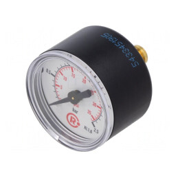 Manometru 0-2,5 bar 40 mm pentru lichide și gaze inerte | Electronic-mag.ro | Componente Electronice