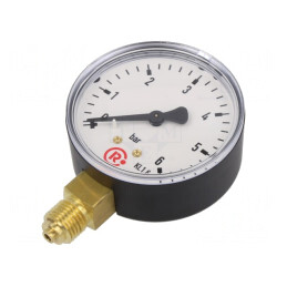 Manometru 0-4 Bar 40mm Lichide și Gaze Inerte | Electronic-mag.ro | Componente Electronice