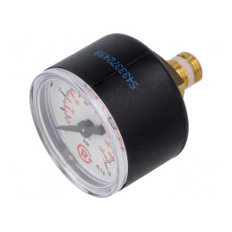 Manometru 0-25bar 40mm pentru Lichide și Gaze | Electronic-mag.ro | Componente Electronice
