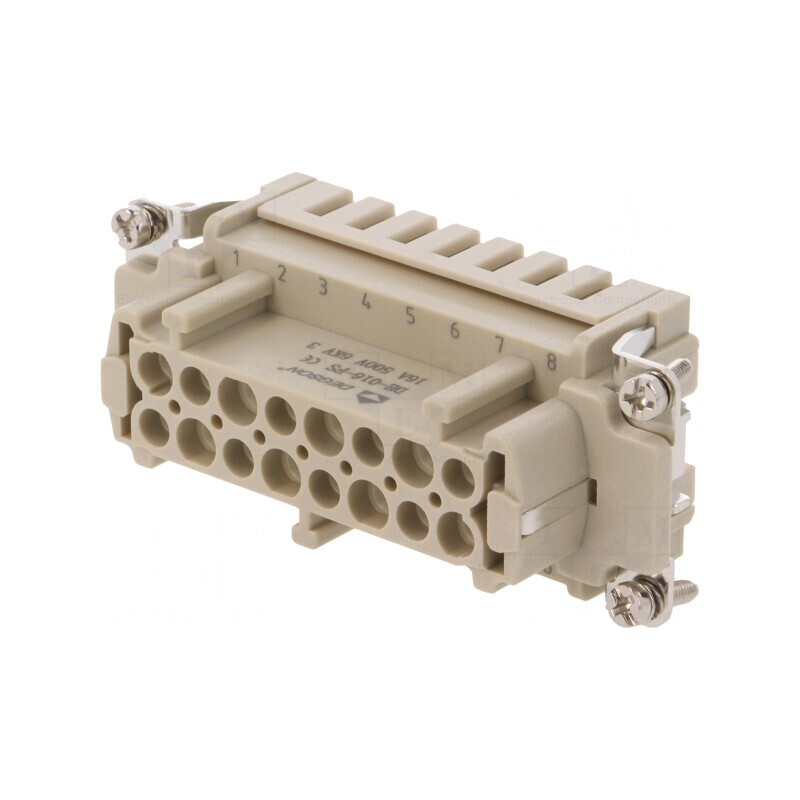 Conector HDC Inserturi Contact Mamă 16 Pin 16A | Electronic-mag.ro | Componente Electronice