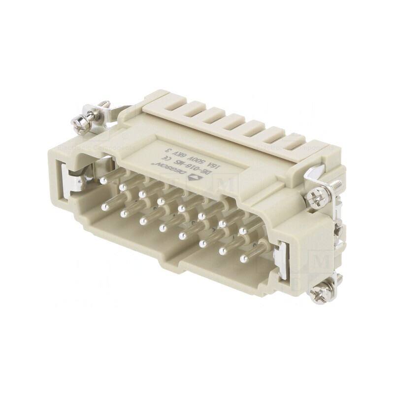 Conector HDC Inserturi Contact Tată 16A 16 Pin | Electronic-mag.ro | Componente Electronice
