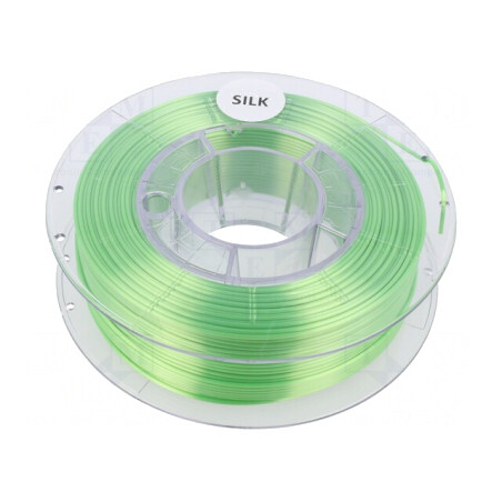 Filament Silk 1.75mm Verde Deschis 330g | Electronic-mag.ro | Componente Electronice