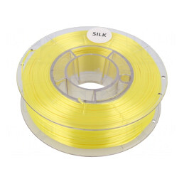 Filament SILK 1.75mm Galben Deschis 330g | Electronic-mag.ro | Componente Electronice