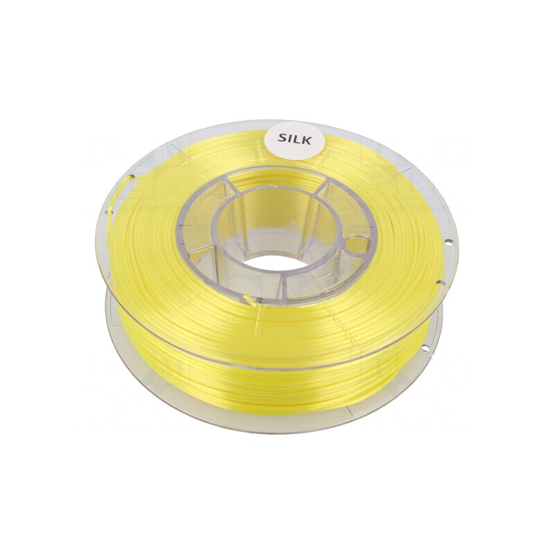 Filament SILK 1.75mm Galben Deschis 330g | Electronic-mag.ro | Componente Electronice