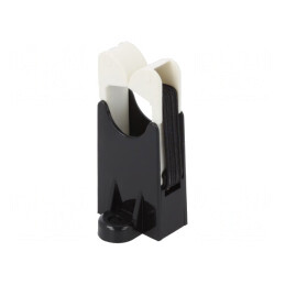 Clemă cu șurub poliamidă neagră 12,7mm | Electronic-mag.ro | Componente Electronice