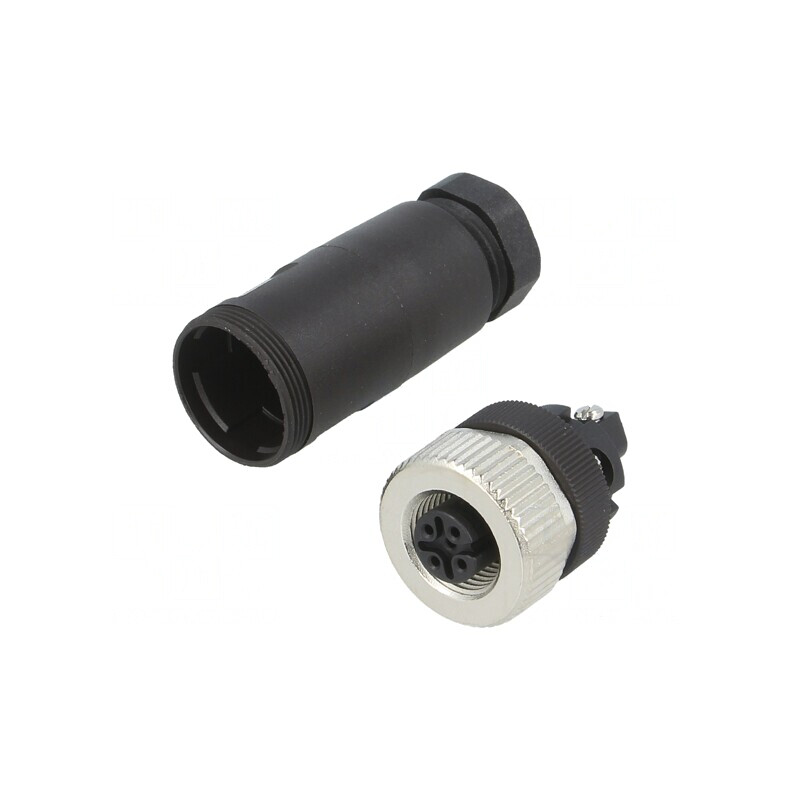 Mufă M12 5PIN Mamă Cablu Drept DeviceNet/CANopen | Electronic-mag.ro | Componente Electronice