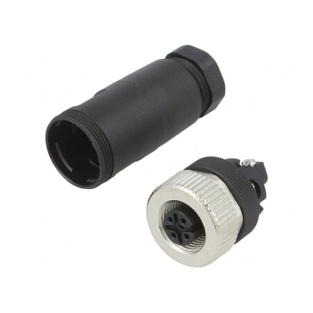 Mufă M12 5PIN Mamă Cablu Drept DeviceNet/CANopen | Electronic-mag.ro | Componente Electronice