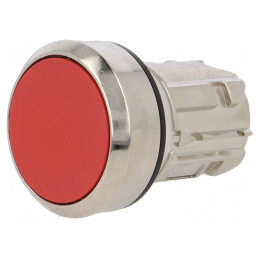 Comutator 22mm Roșu cu Acționare prin Apăsare | Electronic-mag.ro | Componente Electronice