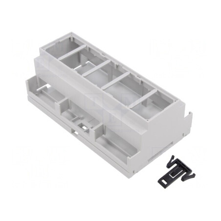 Carcasă pentru şină DIN 90x160x58mm PPO | Electronic-mag.ro | Componente Electronice