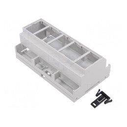 Carcasă pentru şină DIN 90x160x58mm PPO | Electronic-mag.ro | Componente Electronice