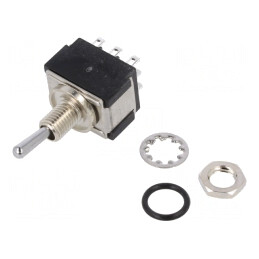 Comutator basculant 3PDT ON-ON 6A | Electronic-mag.ro | Componente Electronice