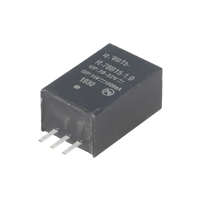 Convertor DC/DC 15W 20-32V la 15V 1A SIP3 | Electronic-mag.ro | Componente Electronice