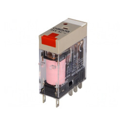 Releu electromagnetic DPDT 24VAC 5A | Electronic-mag.ro | Componente Electronice