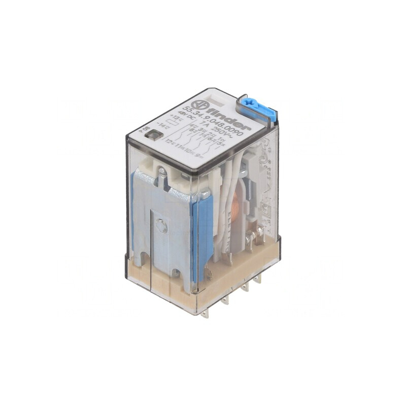 Releu Electromagnetic 4PDT 48VDC 7A | Electronic-mag.ro | Componente Electronice