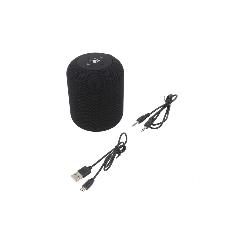 Difuzor Bluetooth 5.0 Negru cu Jack 3.5mm și microSD | Electronic-mag.ro | Componente Electronice