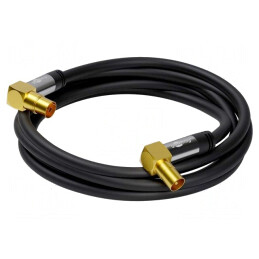 Cablu Coaxial 75Ω 5m PVC Negru | Electronic-mag.ro | Componente Electronice