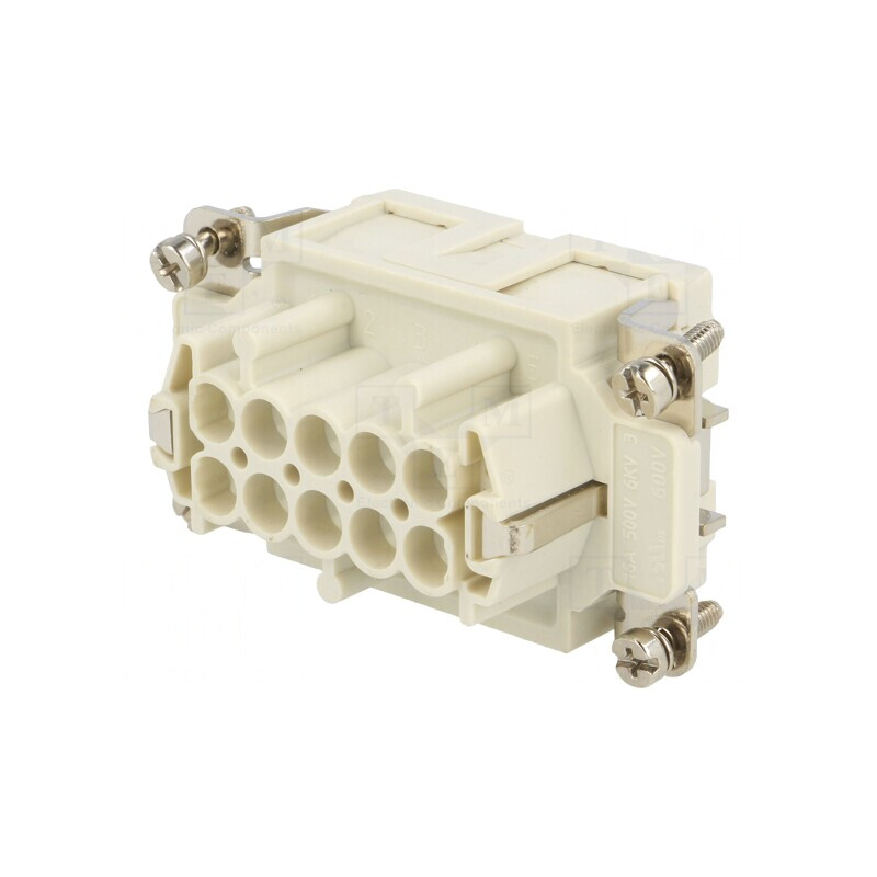 Conector HDC Inserturi Contact Mamă 10P | Electronic-mag.ro | Componente Electronice