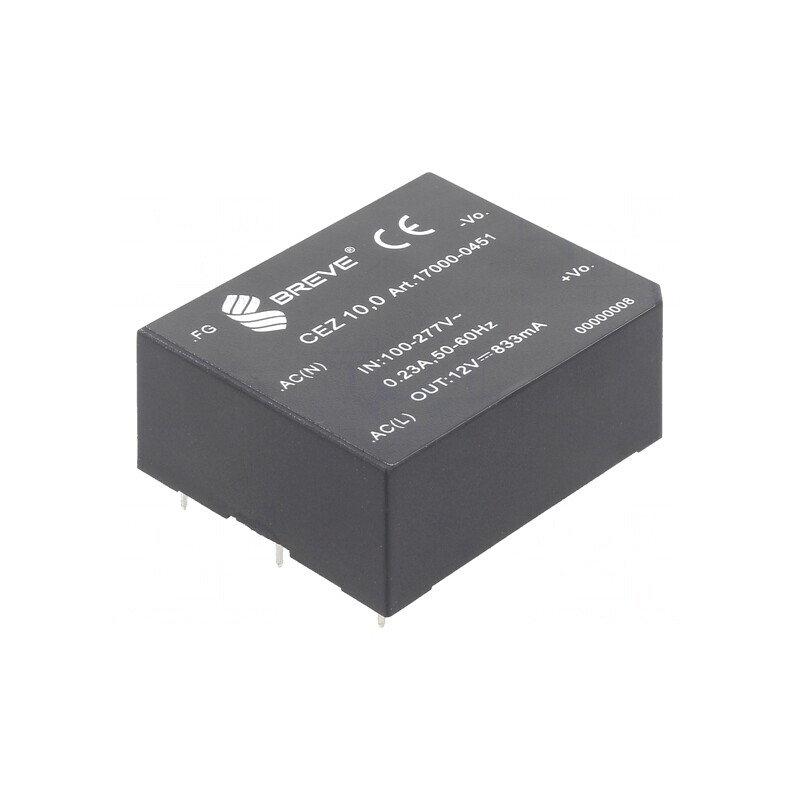 Convertor AC/DC 10W 12VDC | Electronic-mag.ro | Componente Electronice