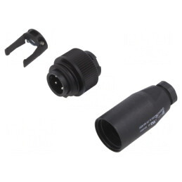 Conector Circular Mufă Tată 4-PIN RD24 Neecranat | Electronic-mag.ro | Componente Electronice