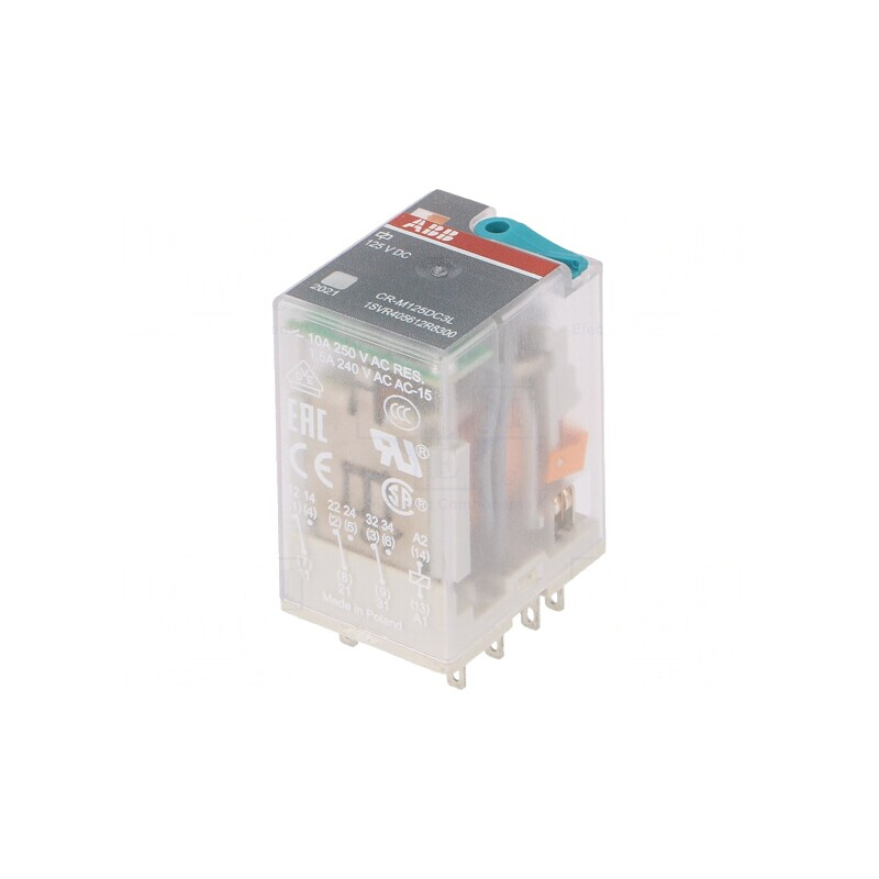 Releu electromagnetic 3PDT 125VDC 10A | Electronic-mag.ro | Componente Electronice Releu electromagnetic 3PDT 125VDC 10A | Electronic-mag.ro | Componente Electronice