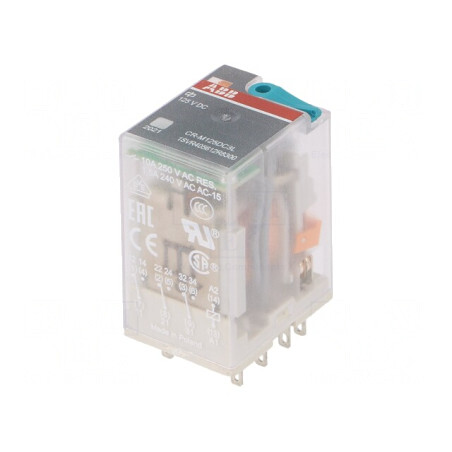 Releu electromagnetic 3PDT 125VDC 10A | Electronic-mag.ro | Componente Electronice