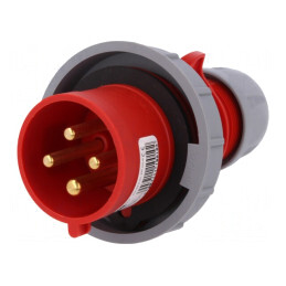 Mufă alimentare AC trifazată 32A 400V IP67 | Electronic-mag.ro | Componente Electronice