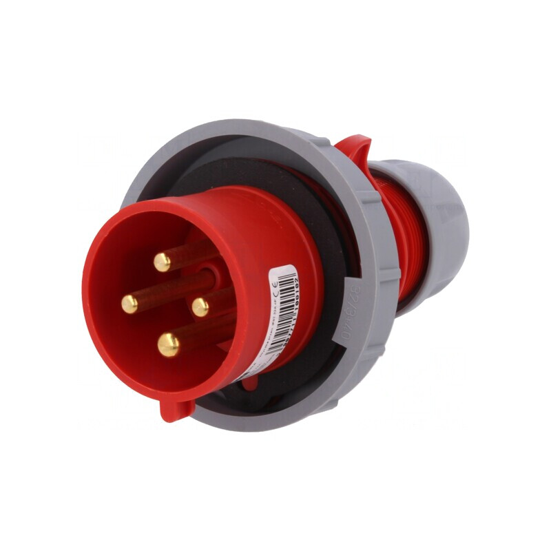 Mufă alimentare AC trifazată 32A 400V IP67 | Electronic-mag.ro | Componente Electronice