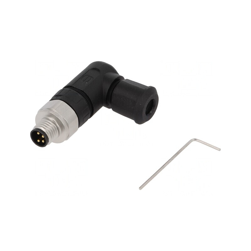 Conector M8 Tată 4PIN 90° IP67 pe Cablu | Electronic-mag.ro | Componente Electronice Conector M8 Tată 4PIN 90° IP67 pe Cablu | Electronic-mag.ro | Componente Electronice