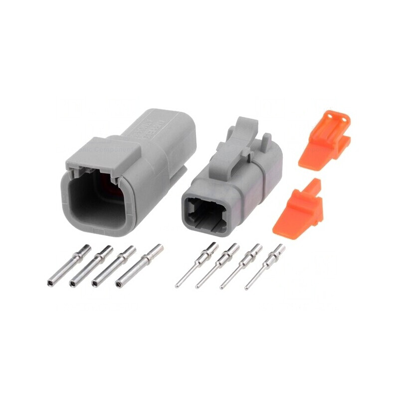 Conector ATM tată-mamă cu 4 pini | Electronic-mag.ro | Componente Electronice