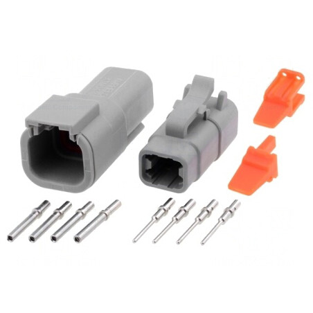 Conector ATM tată-mamă cu 4 pini | Electronic-mag.ro | Componente Electronice