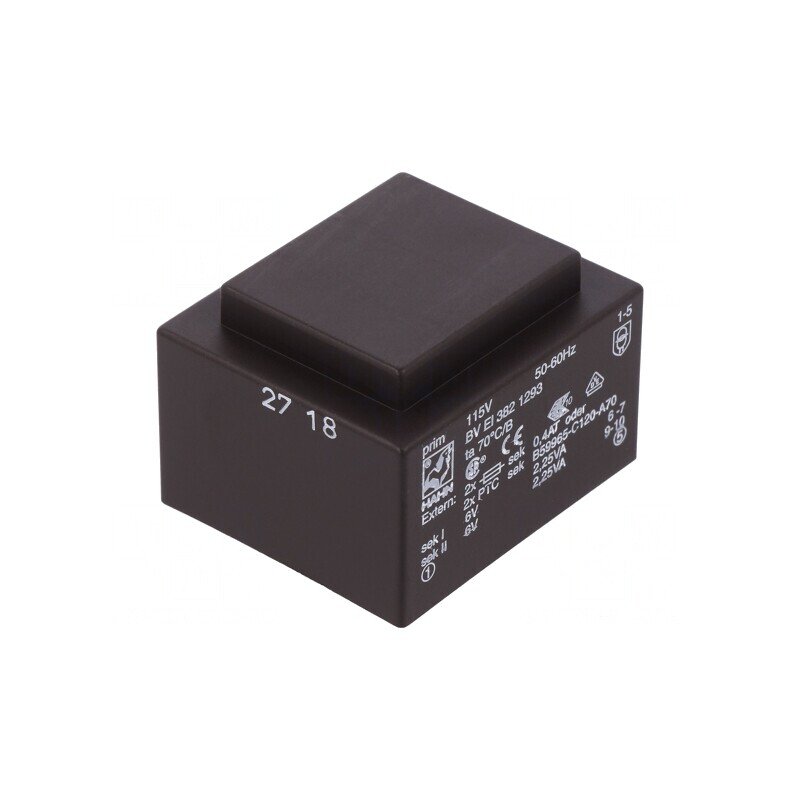 Transformator Încapsulat 4.5VA 115VAC 6V 375mA PCB | Electronic-mag.ro | Componente Electronice Transformator Încapsulat 4.5VA 115VAC 6V 375mA PCB | Electronic-mag.ro | Componente Electronice