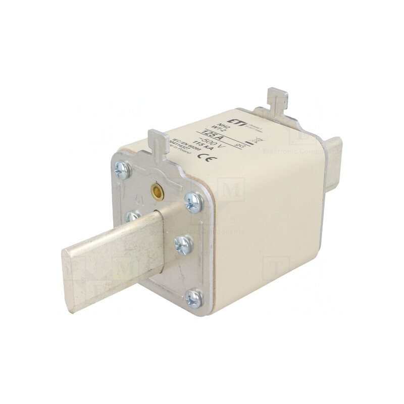 Siguranță Industrială Ceramica gG 125A 500VAC NH2 | Electronic-mag.ro | Componente Electronice
