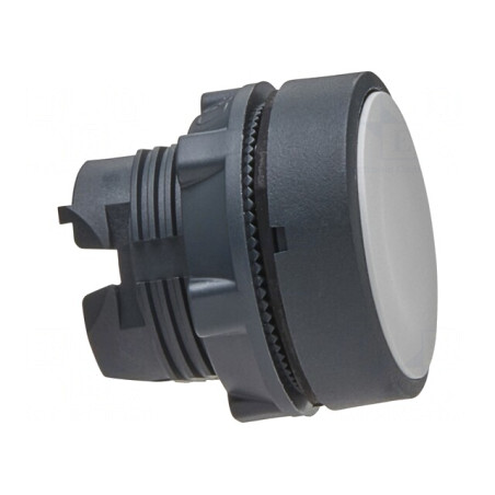 Comutator 22mm Alb cu Acționare prin Apăsare | Electronic-mag.ro | Componente Electronice