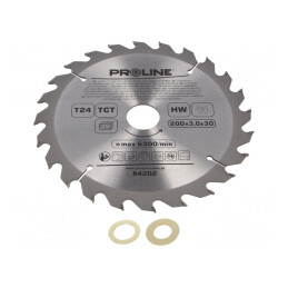 Disc Ferăstrău Circular 200mm 30mm 24 Dinți Călit | Electronic-mag.ro | Componente Electronice
