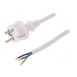 Cablu SCHUKO 3x2,5mm2 PVC 4m | Electronic-mag.ro | Componente Electronice