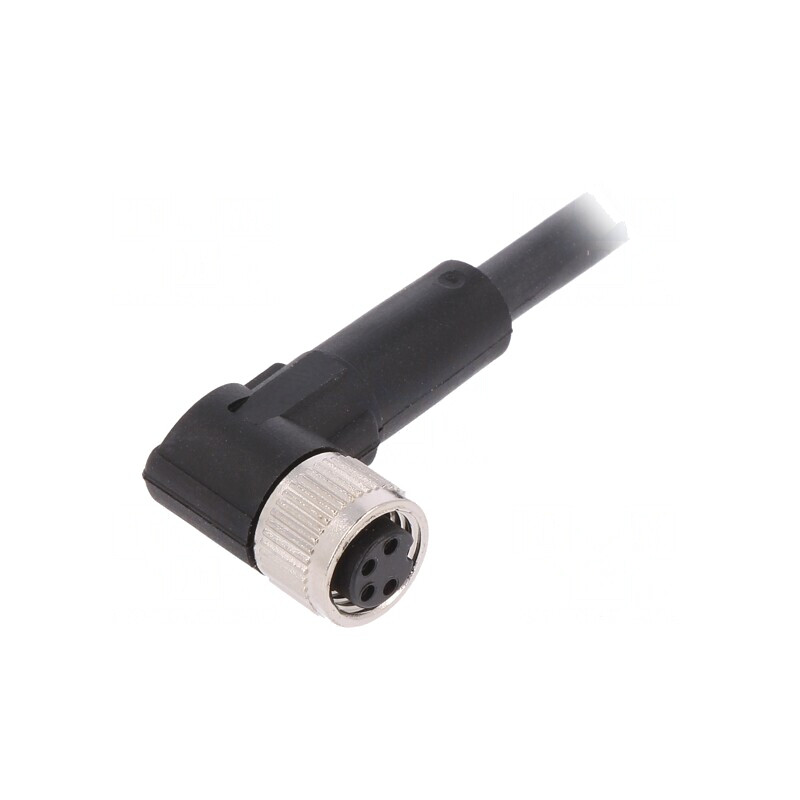 Cablu Conectare M8 4 PIN 2m Unghi PUR | Electronic-mag.ro | Componente Electronice