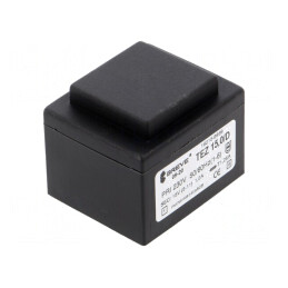 Transformator încapsulat 15VA 230VAC 15V 1A PCB | Electronic-mag.ro | Componente Electronice