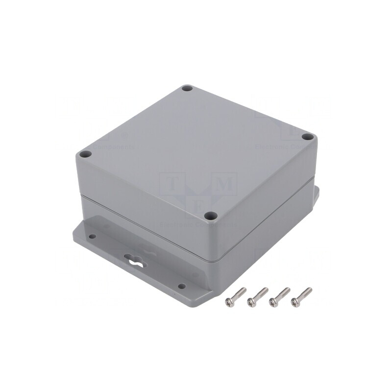 Carcasă Universală 120x120x60mm cu Lame de Fixare IP67 | Electronic-mag.ro | Componente Electronice