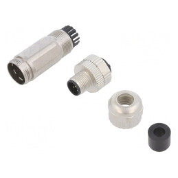Mufă M12 PIN 5 tată DeviceNet CANopen IP65 | Electronic-mag.ro | Componente Electronice