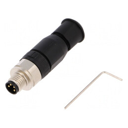 Conector M8 Tată 4 Pin pe Cablu IP67 30V | Electronic-mag.ro | Componente Electronice