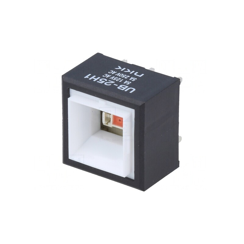 Comutator cu apăsare, 2 poziții, DPDT, 5A/125VAC, ON-(ON) | Electronic-mag.ro | Componente Electronice