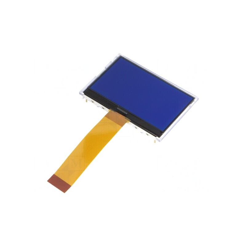 Afișaj LCD Grafic 128x64 COG FSTN Albastru LED | Electronic-mag.ro | Componente Electronice